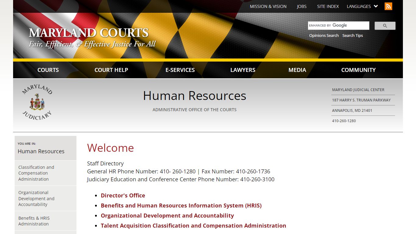 Welcome | Maryland Courts